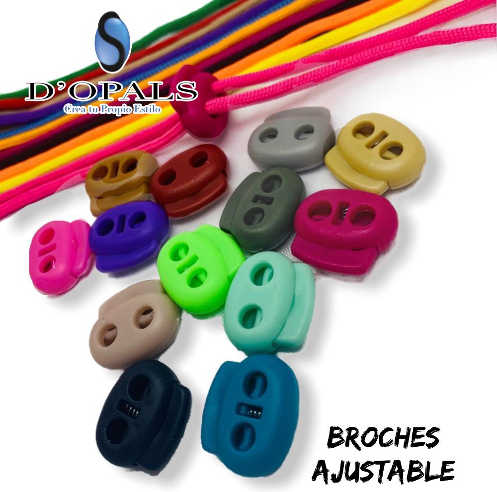 BROCHE ACRILICO AJUSTABLE PAQUETE