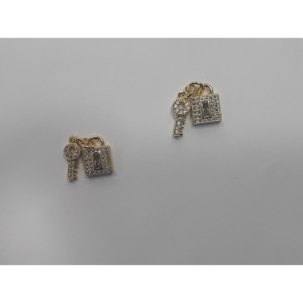 DIJE CANDADO MICROCIRCON