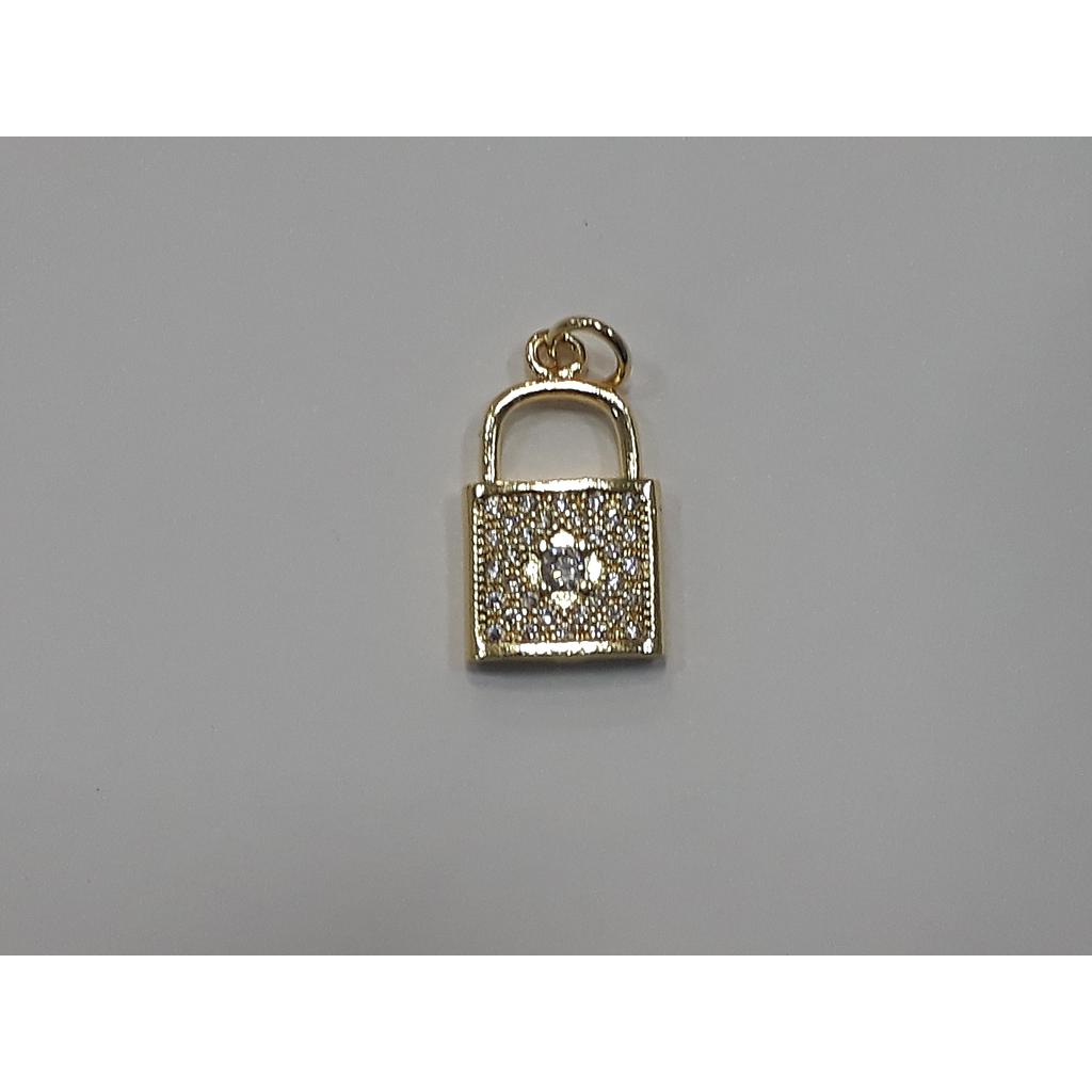 DIJE CANDADO MICROCIRCON