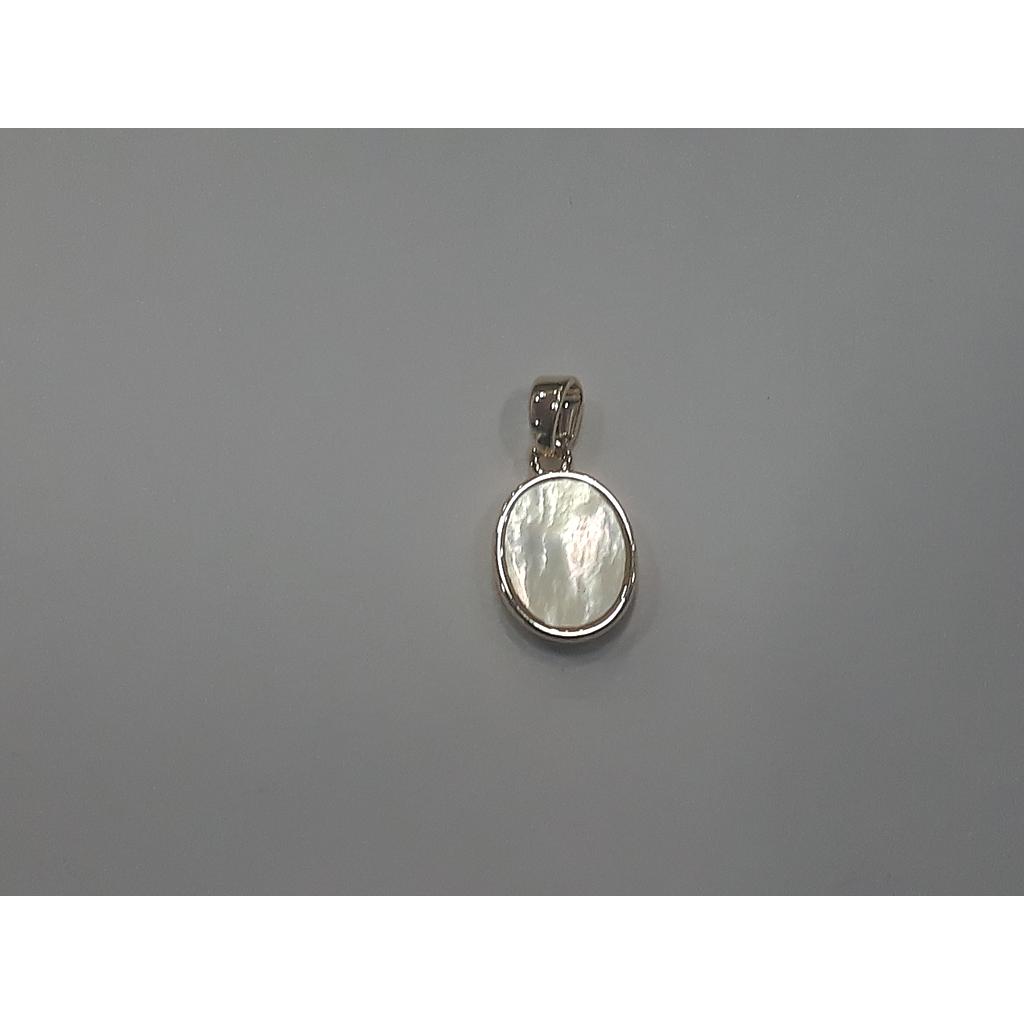 DIJE ELECTROENCHAPADO CON CONCHA NACAR