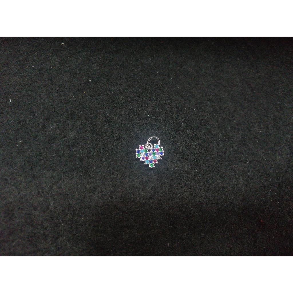 DIJE CORAZON MICROCIRCONIA