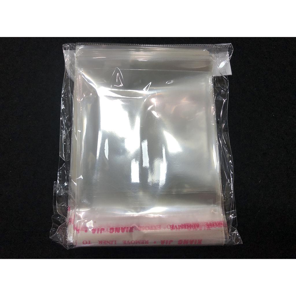 BOLSA CON PEGAMENTO SIN AGUJERO 6X6CM 100PCS