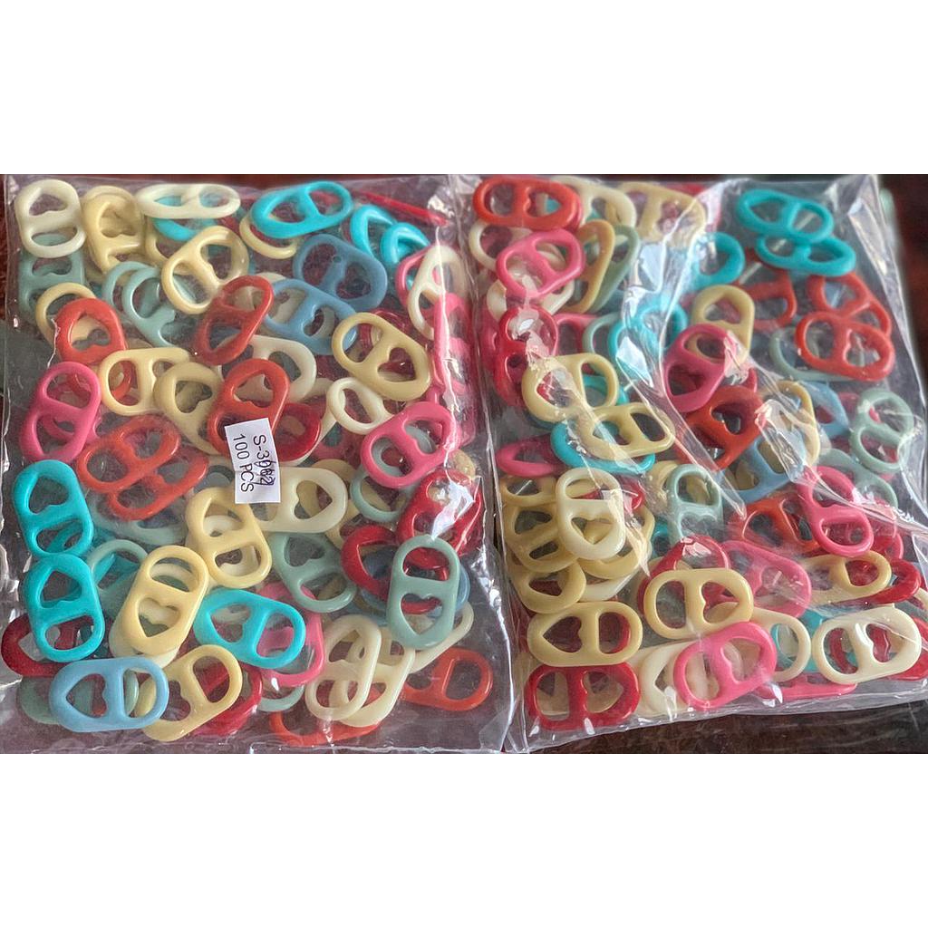 CANDADO  ACRILICO 10 PCS