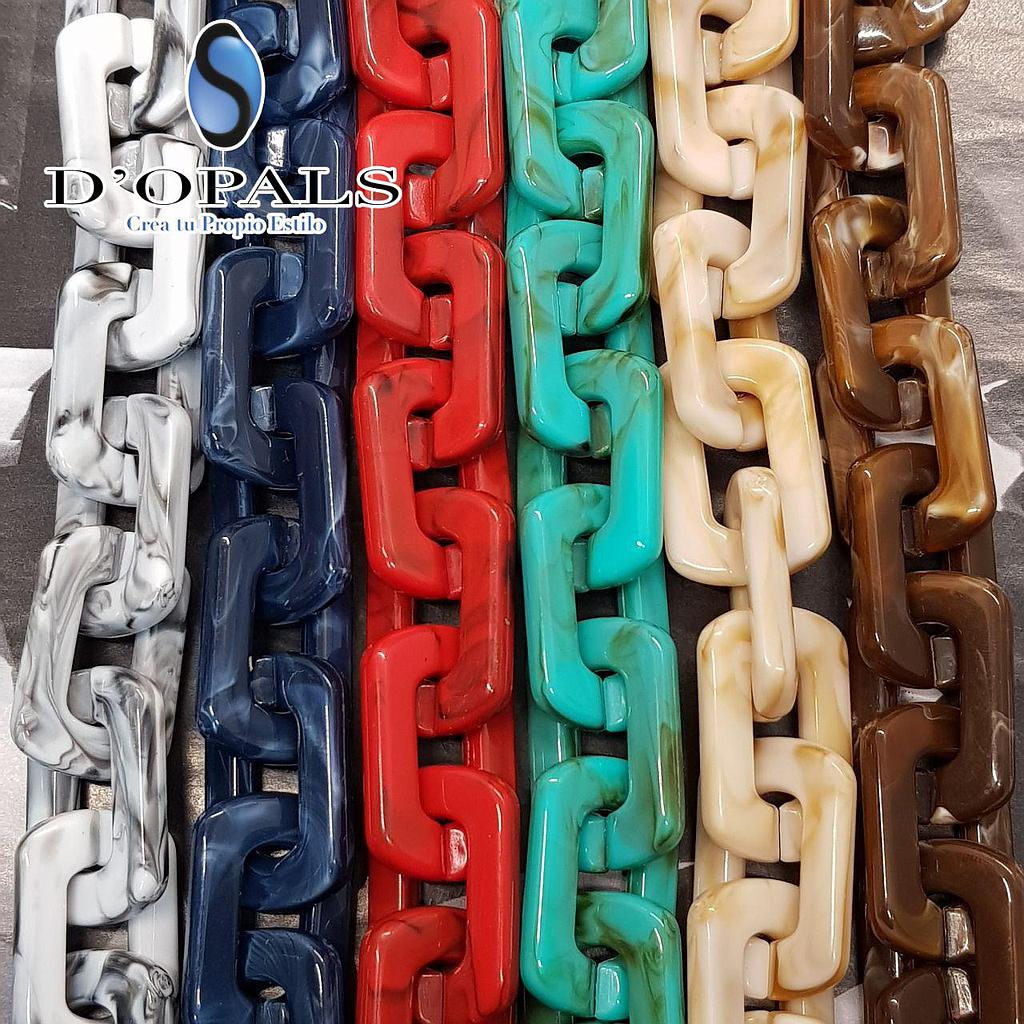 CADENA ACRILICA  100PCS