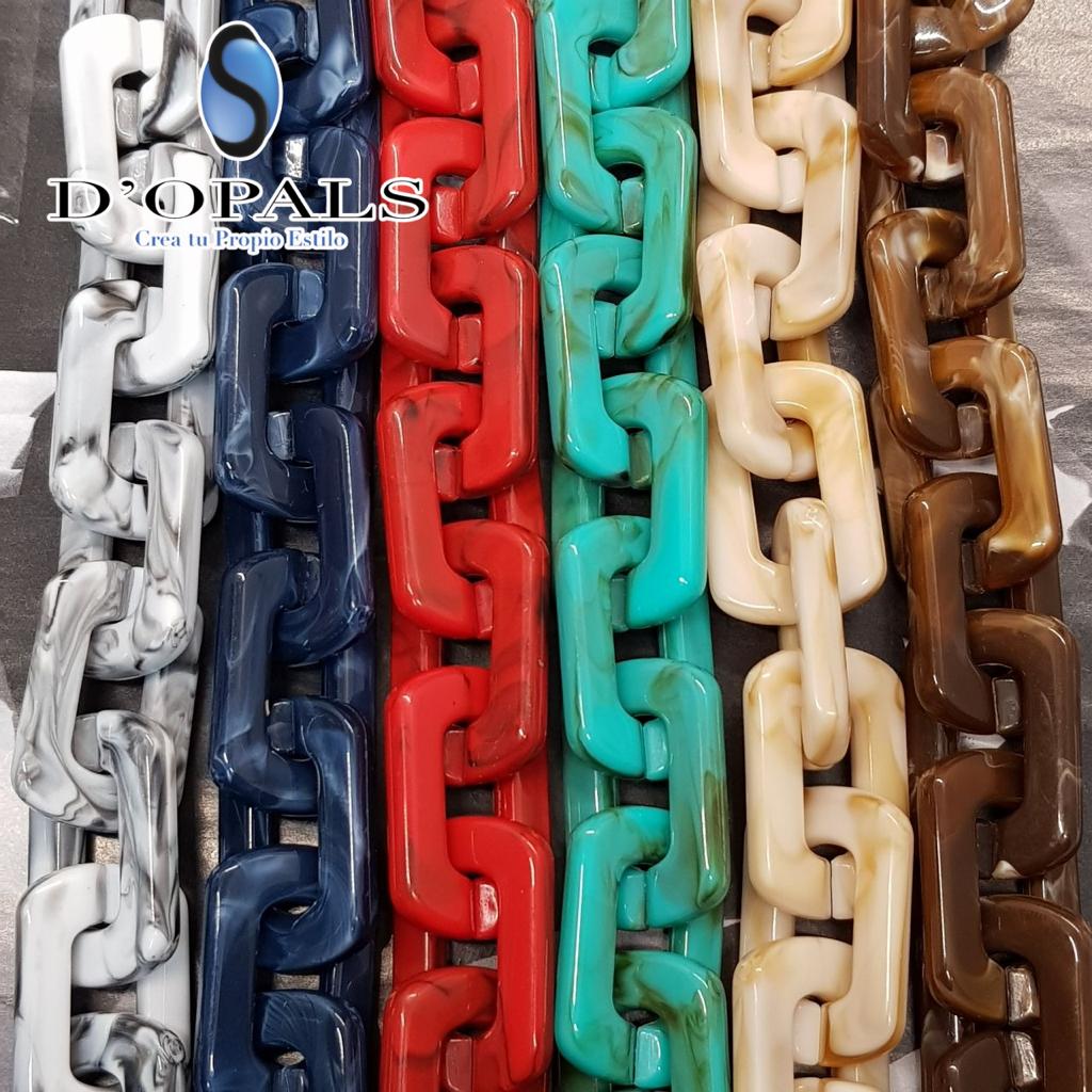 CADENA ACRILICA 12 PCS