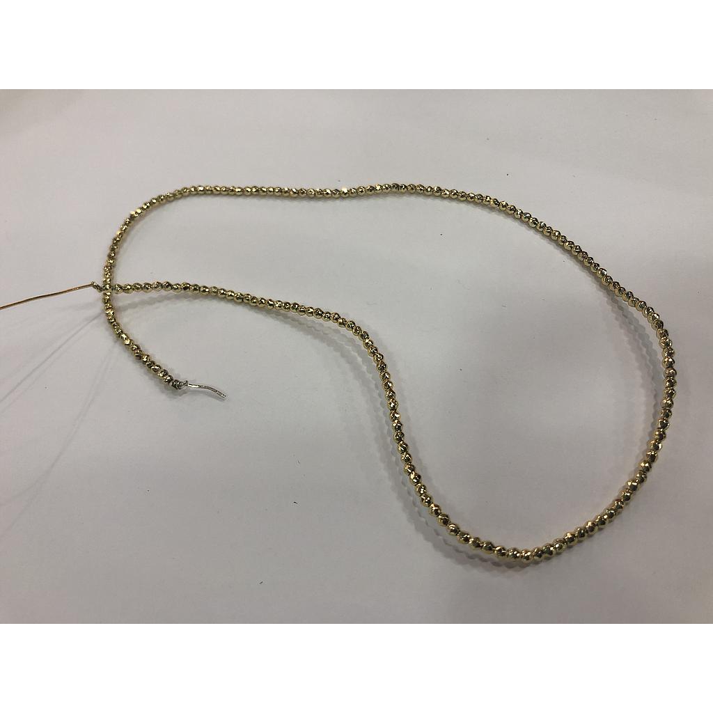 HEMATITA KC GOLD 2MM