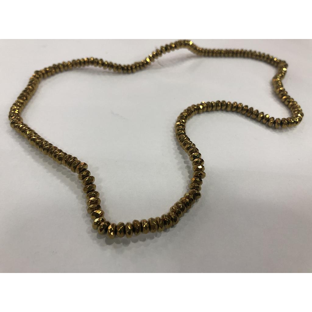 HEMATITA FACETEADA DISCO 4X2MM