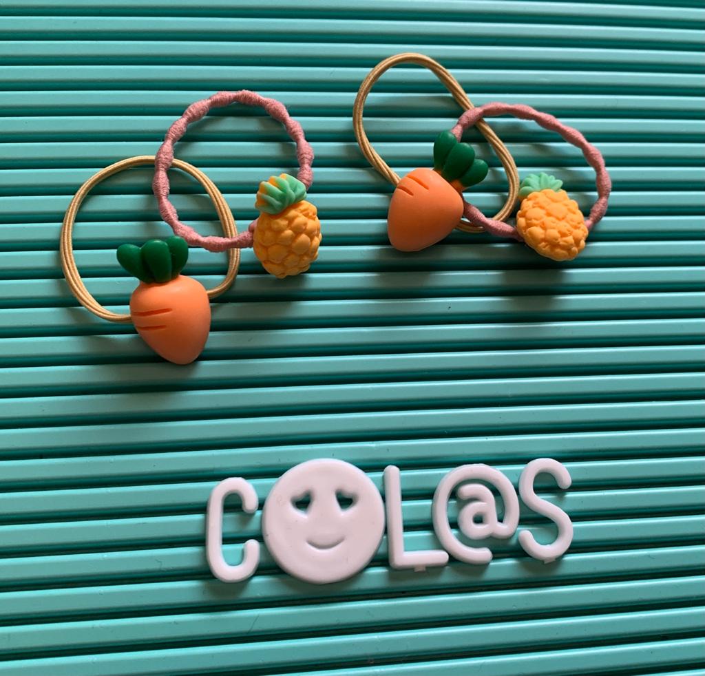 COLAS ZANAHORIA Y PIÑA 4PCS