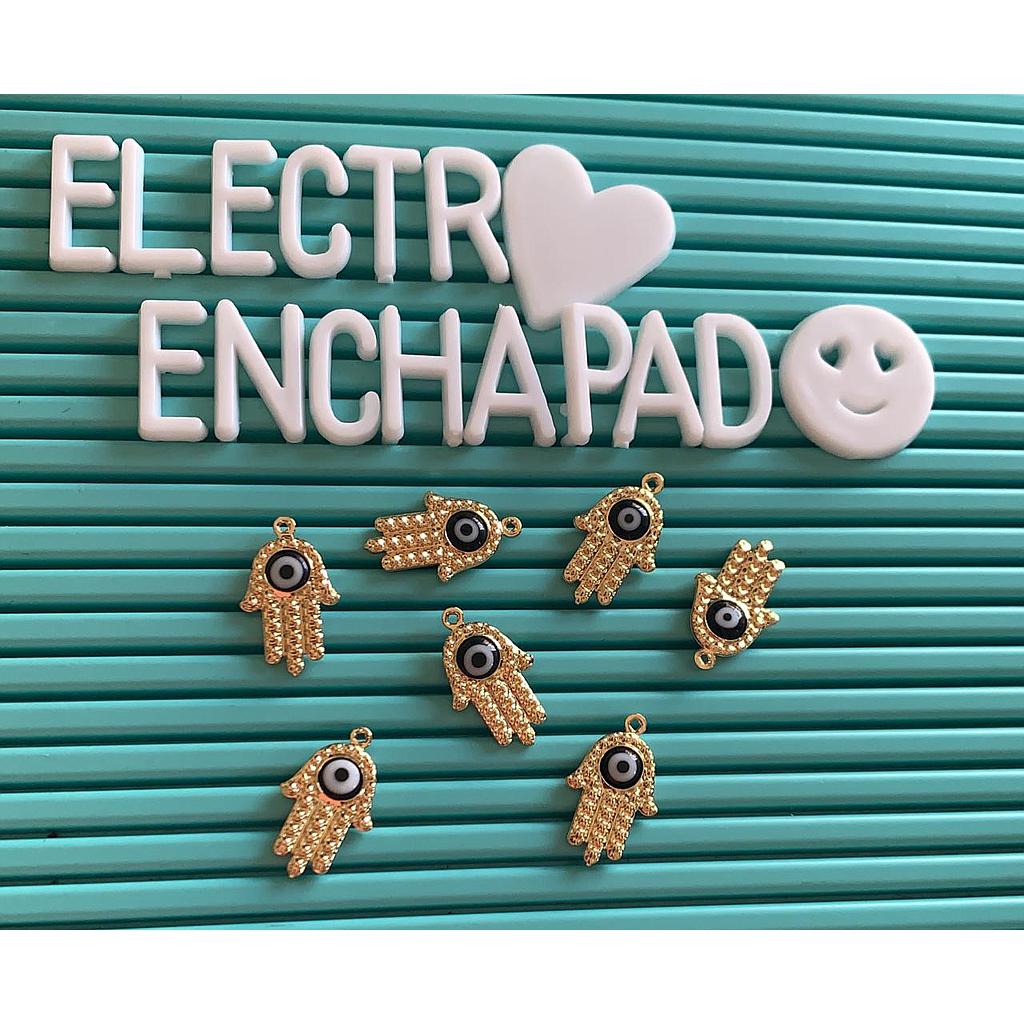 DIJE MANO HANSA ELECTROENCHAPADO