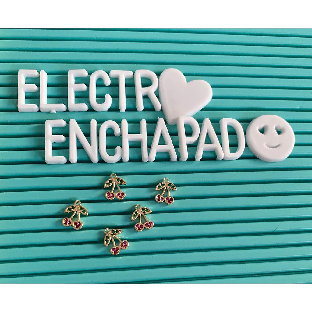 DIJE CEREZA ELECTROENCHAPADO