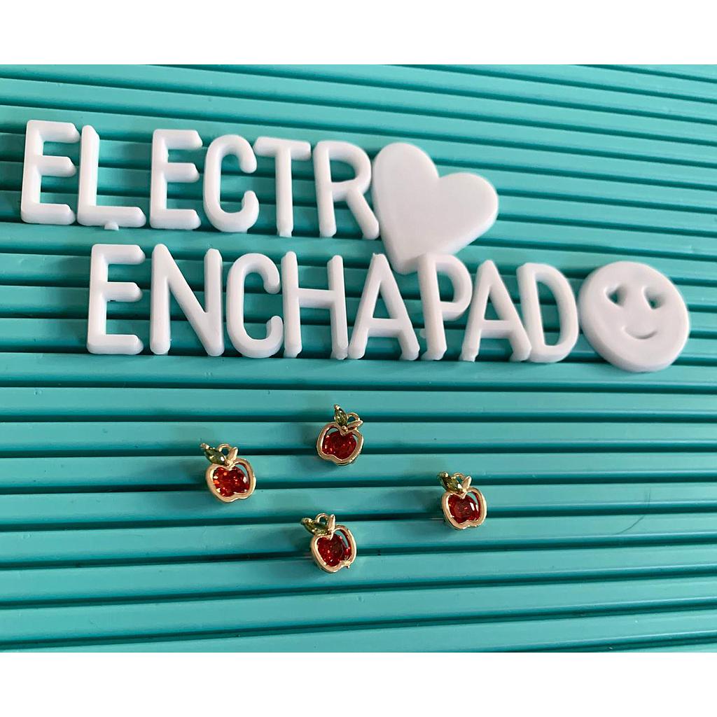 DIJE MANZANA ELECTROENCHAPADO