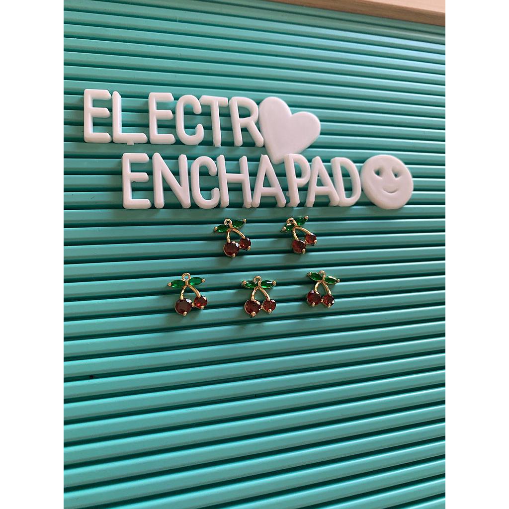 DIJE CEREZA DE ELECTROENCHAPADO