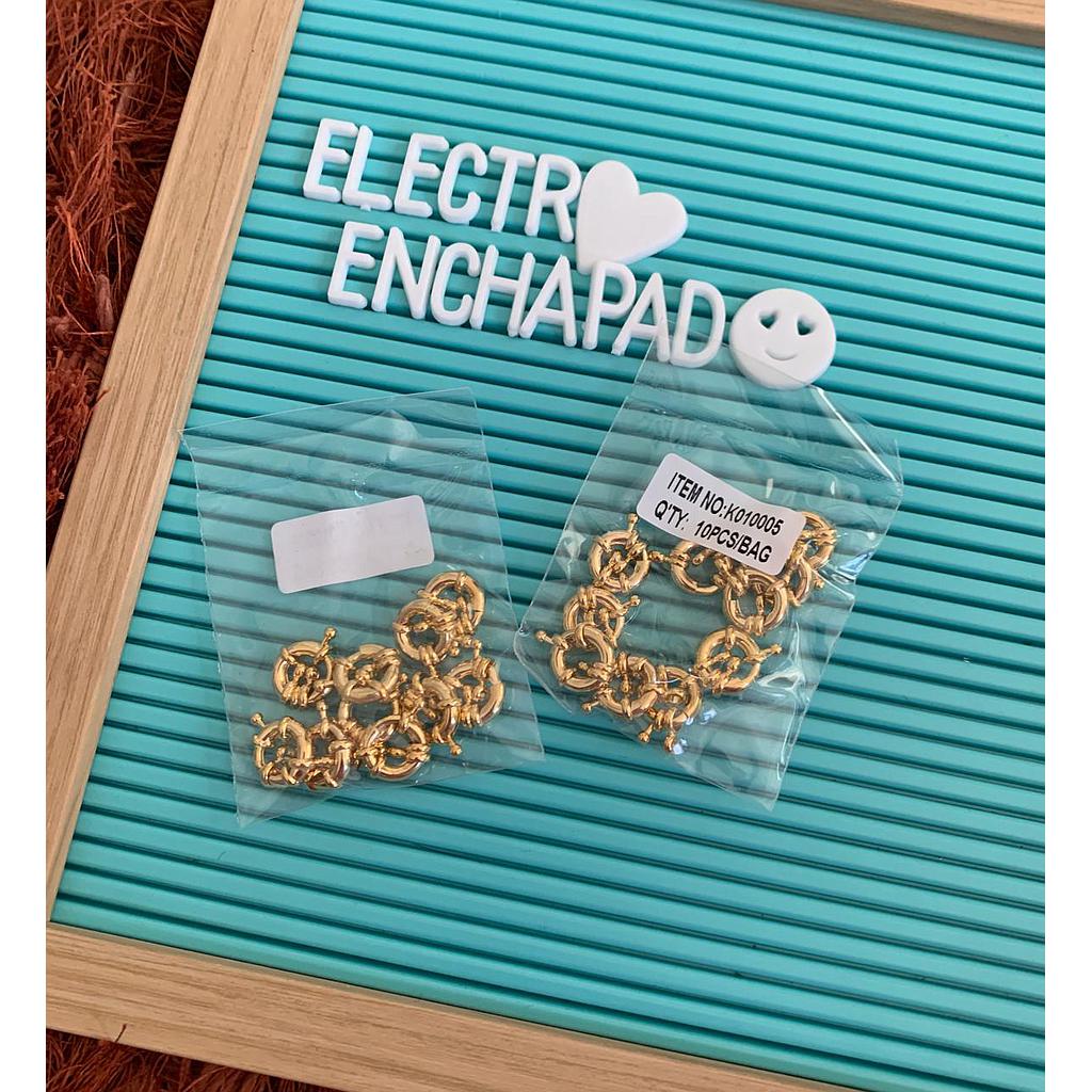 BROCHE MARINERO ELECTROENCHAPADO 13MM