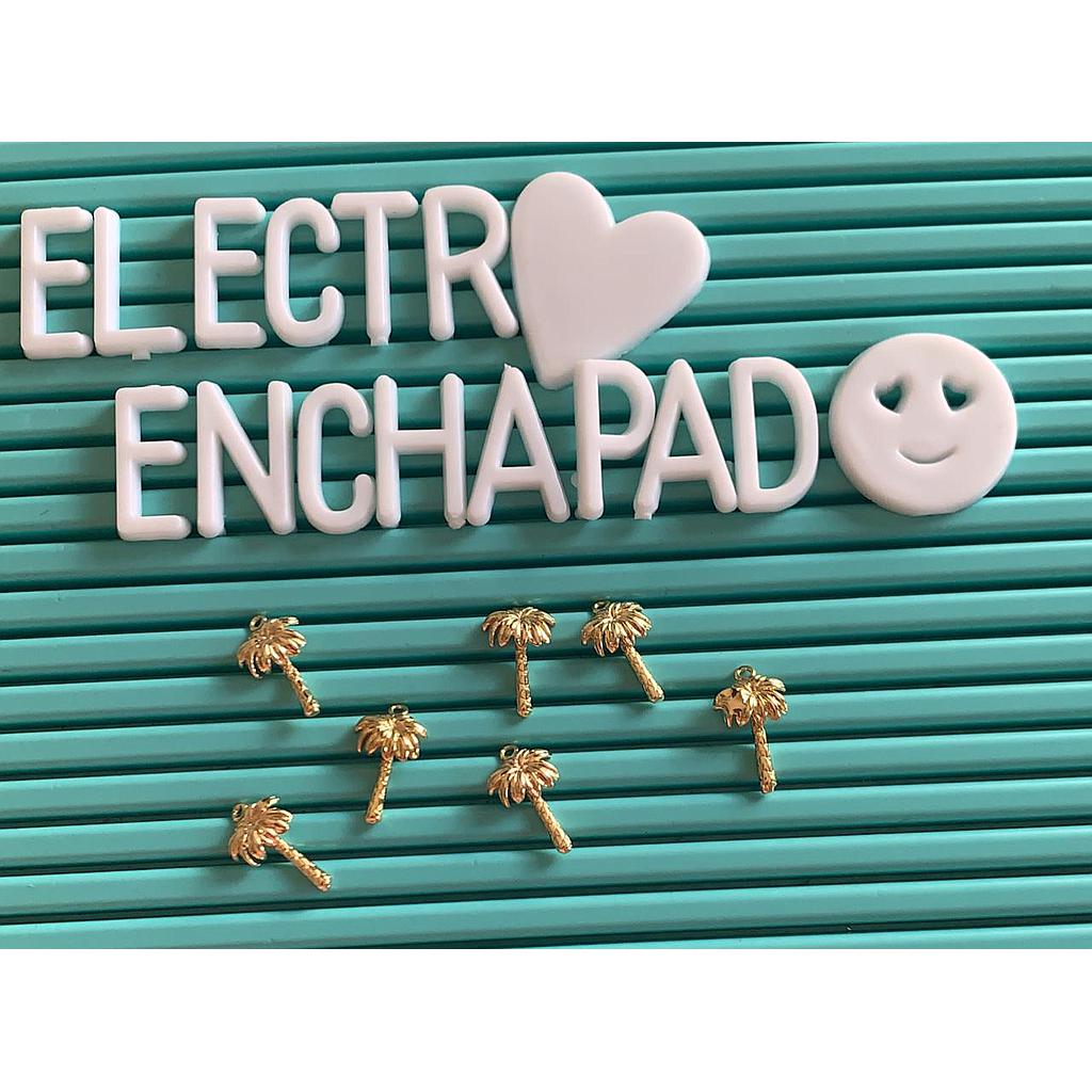 DIJE PALMERA ELECTROENCHAPADO