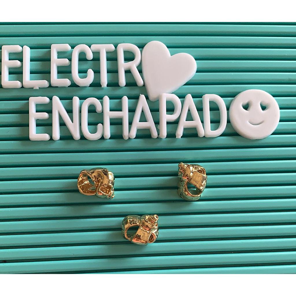 DIJE CARACOL ELECTROENCHAPADO
