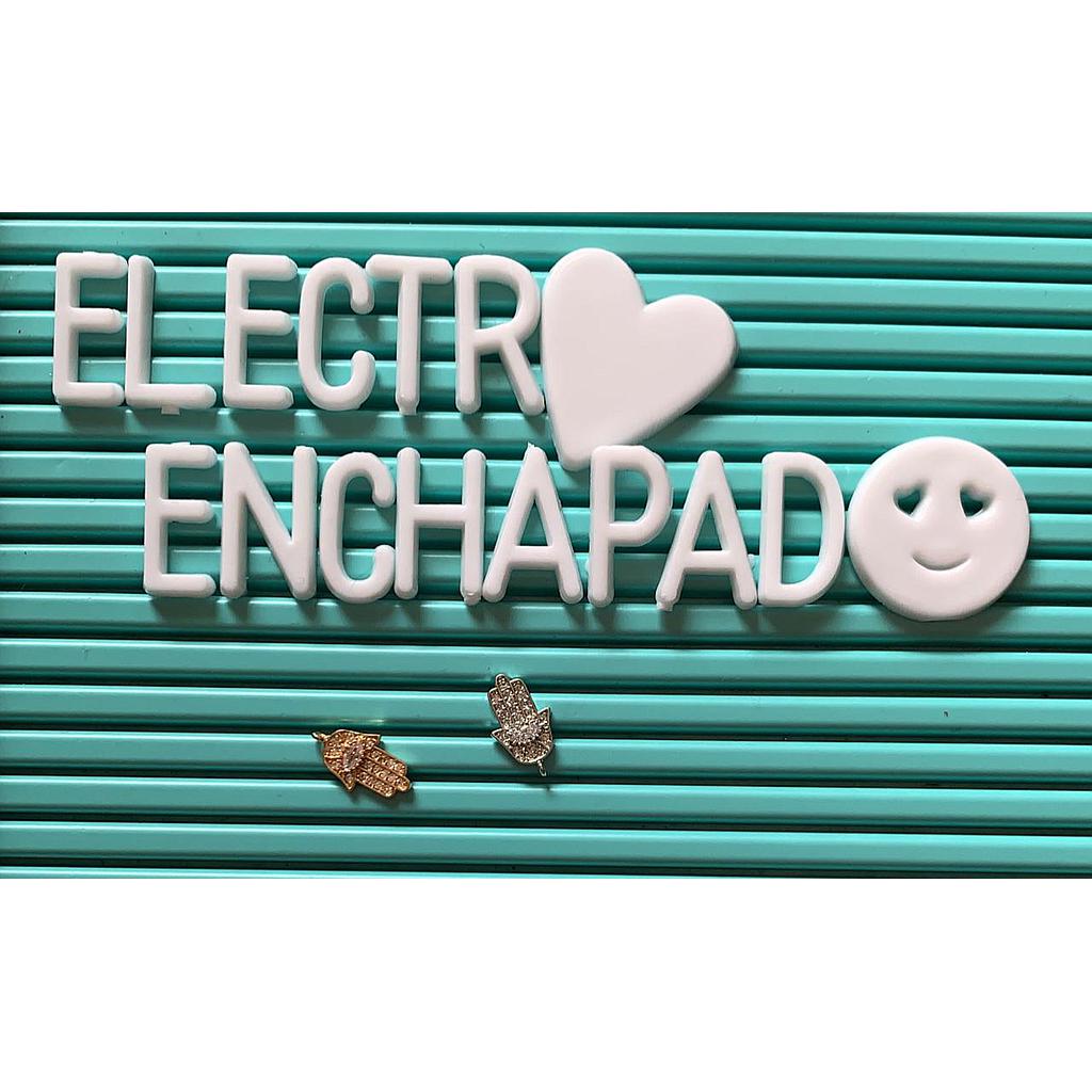 DIJE MANO DE ELECTROENCHAPADO