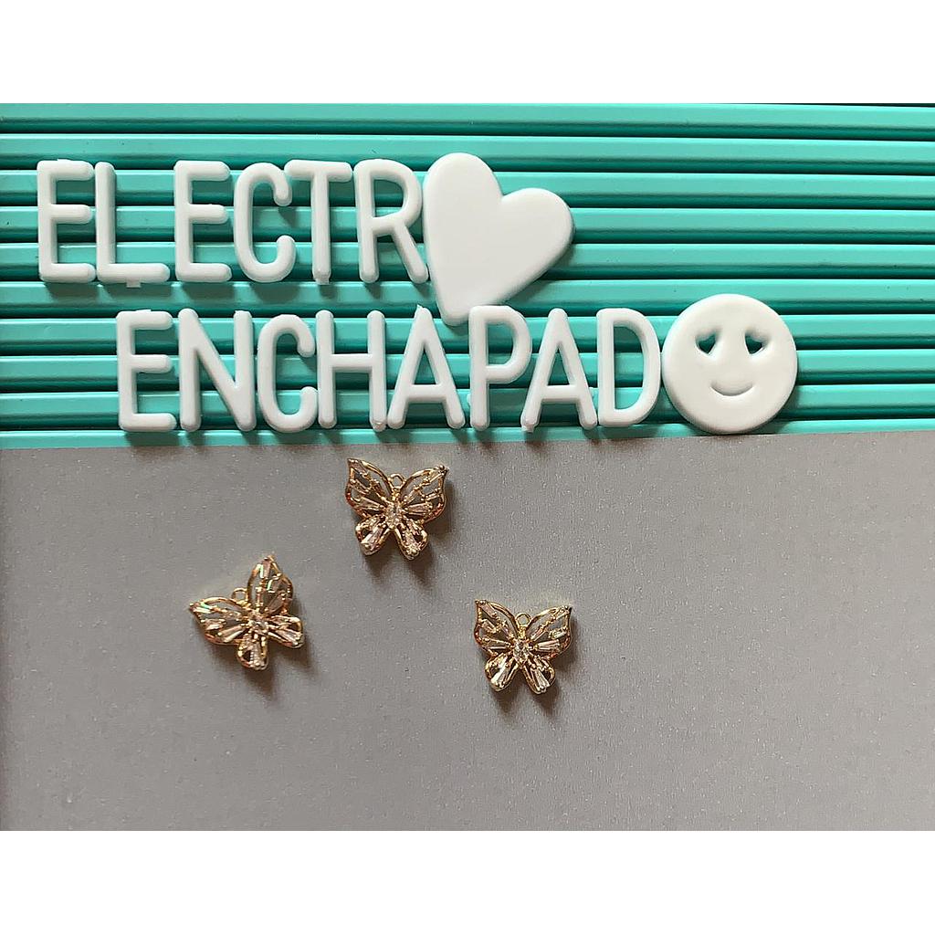 DIJE MARIPOSA ELECTROENCHAPADO
