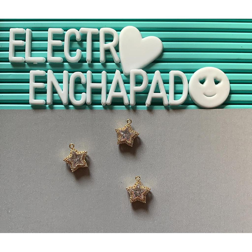 DIJE ESTRELLA ELECTROENCHAPADO
