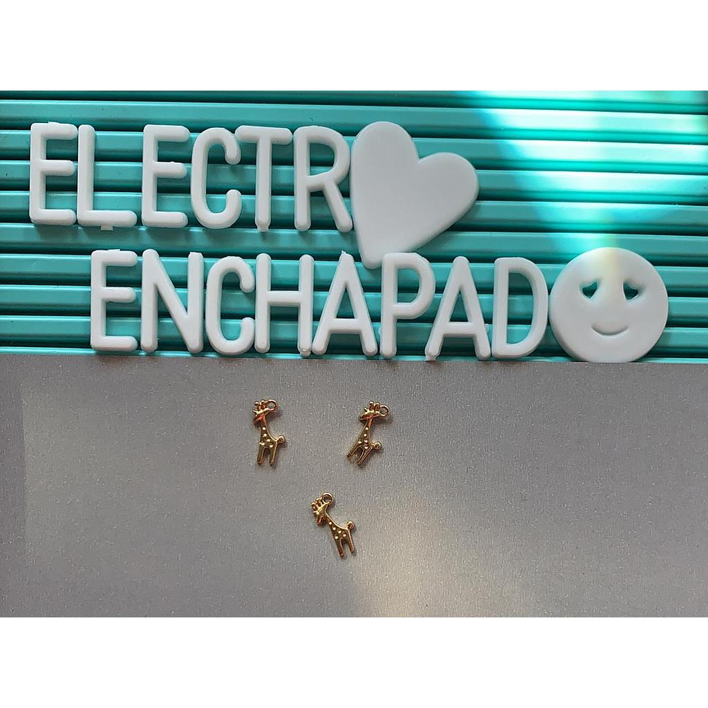 DIJE JIRAFA ELECTROENCHAPADO