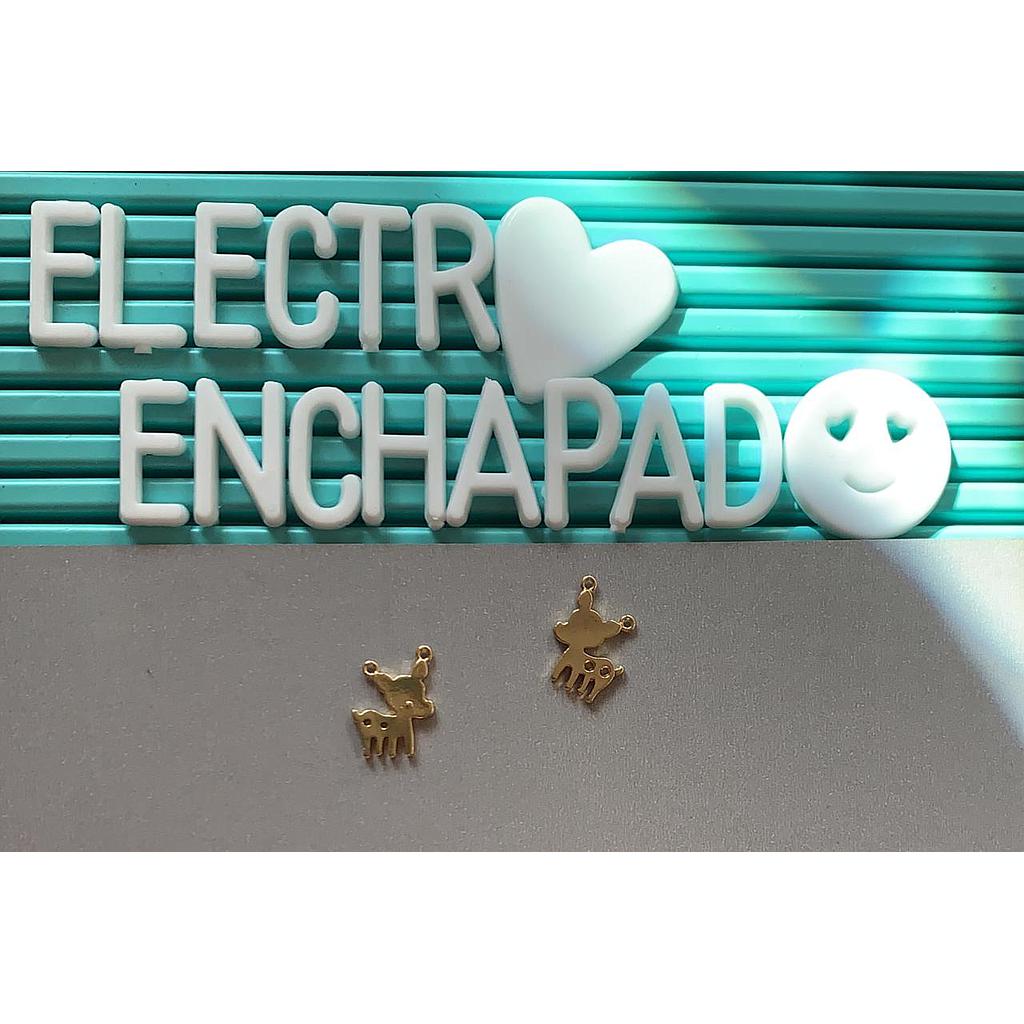 DIJE VENADO BAMBI DE ELECTROENCHAPADO