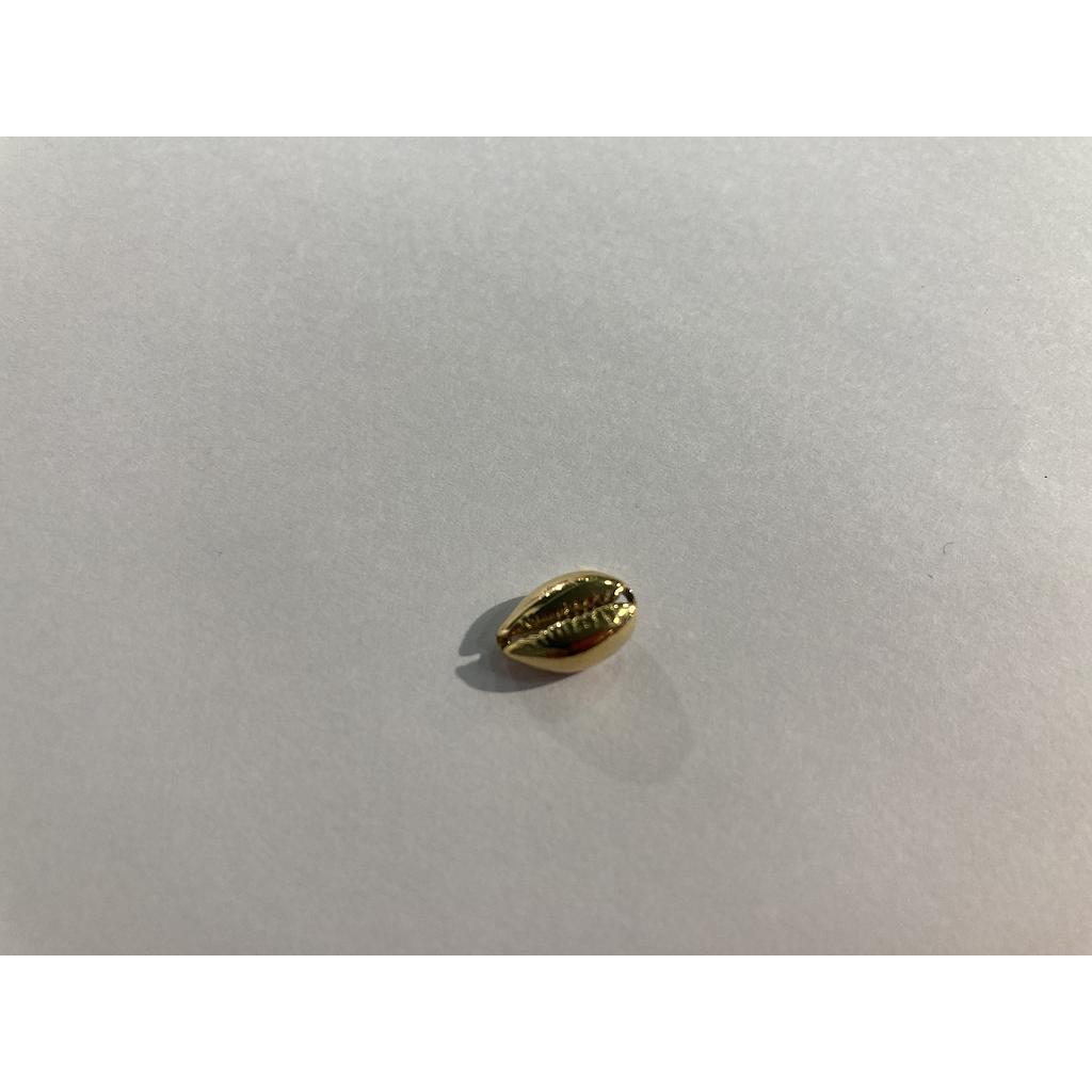 DIJE CONCHA DORADO ACERO