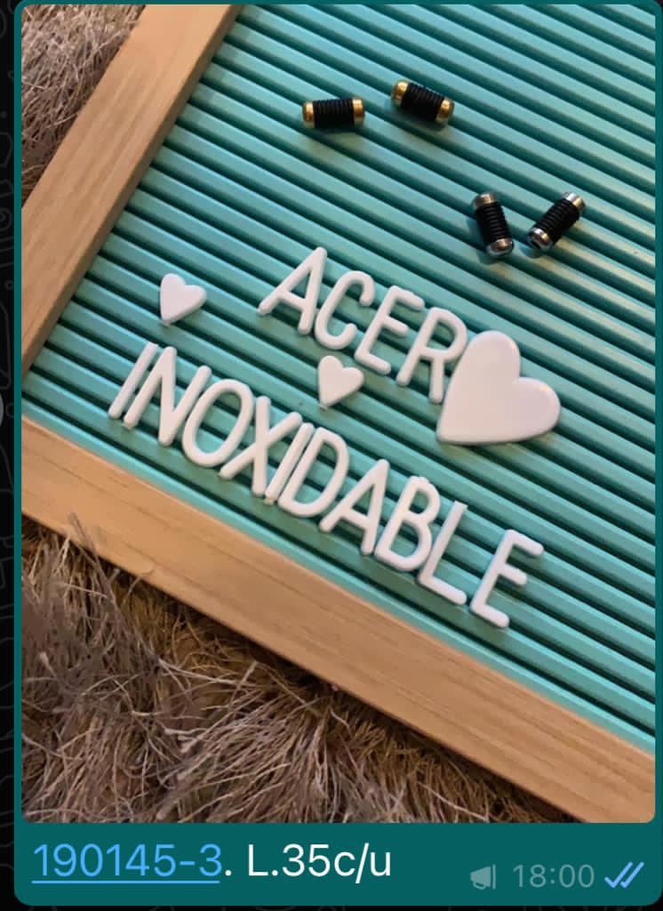 SEPARADOR DORADO ACERO