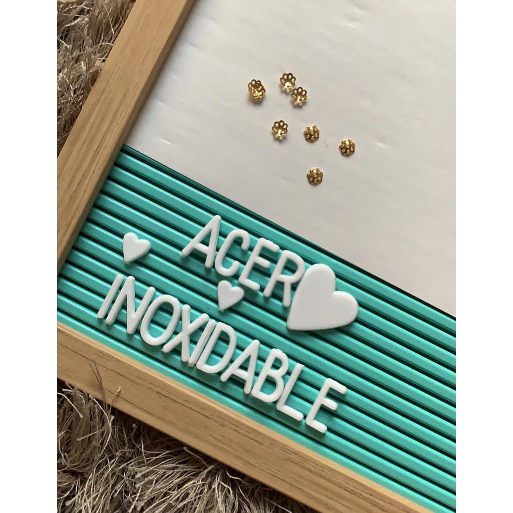 CUBRE PERLA ACERO 6MM