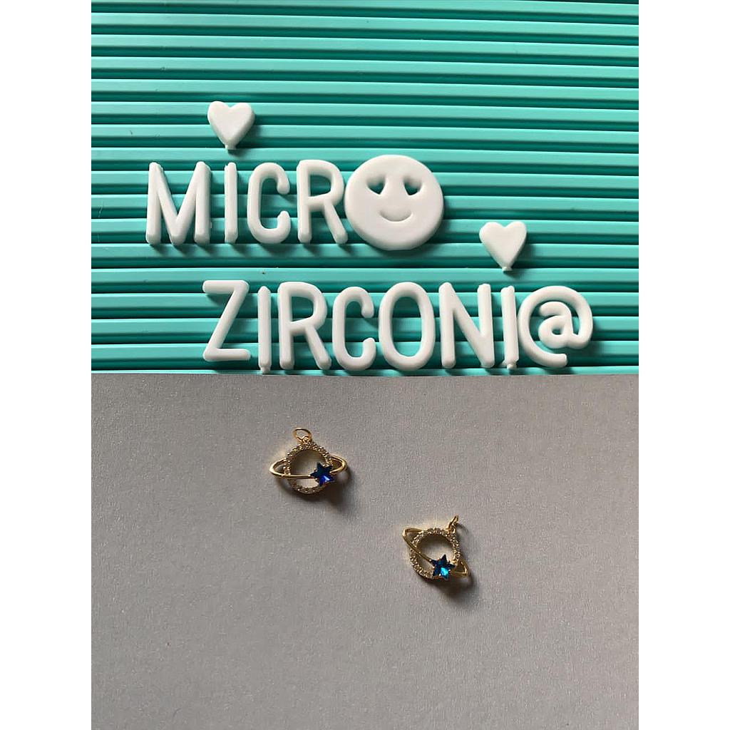 DIJE SATURNO MICROCIRCONIA