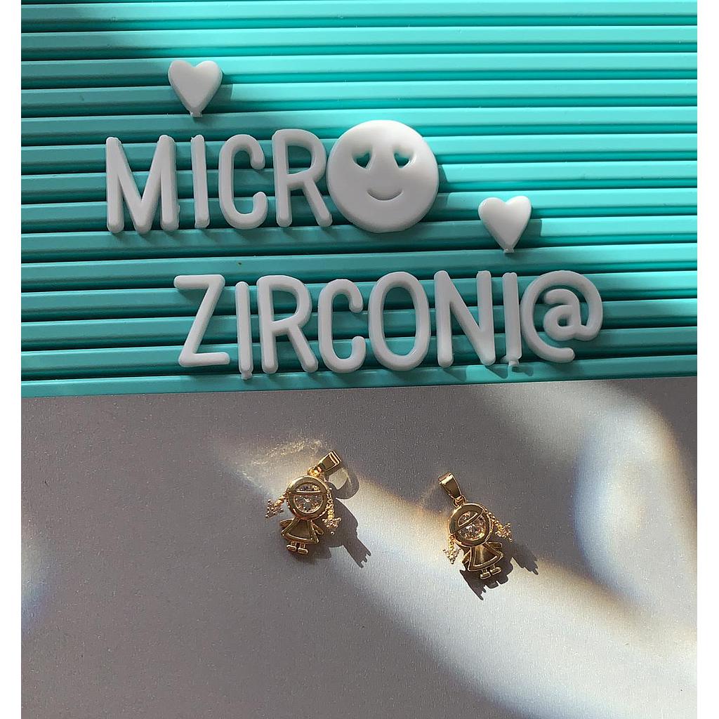 DIJE NIÑA MICROZIRCONIA