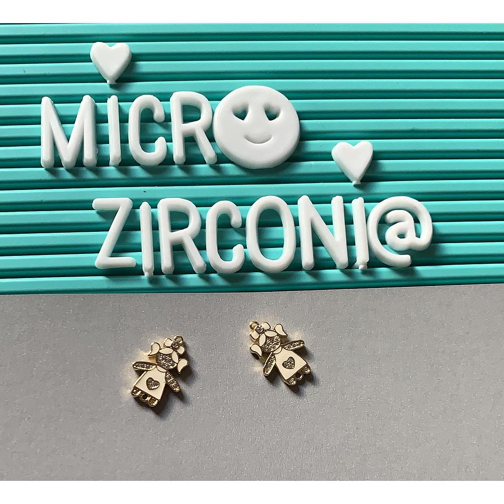 DIJE NIÑAS MICROZIRCONIA