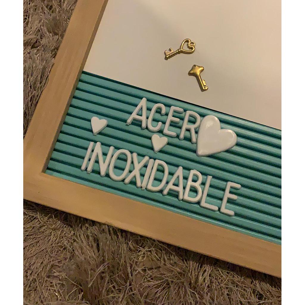 DIJE LLAVE LISA DE ACERO