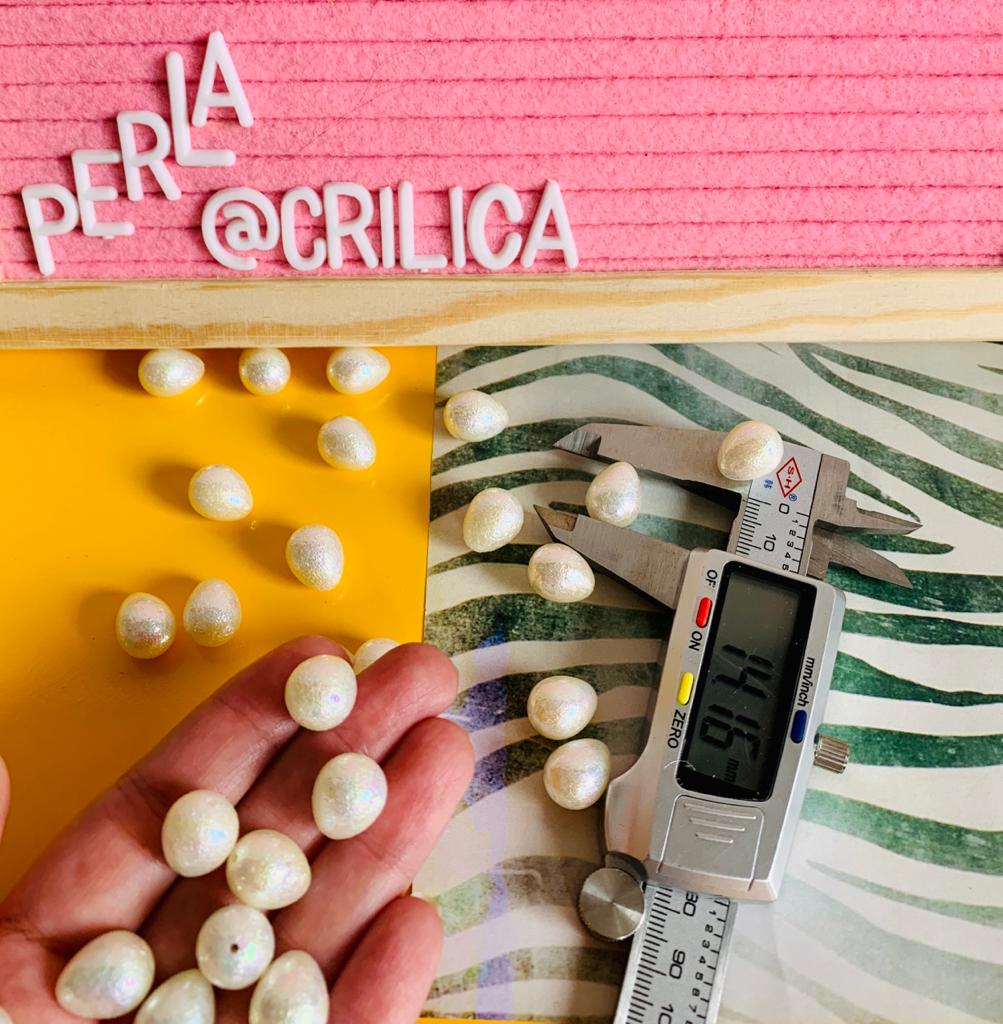 PERLA ACRILICA NACARADA 14MM