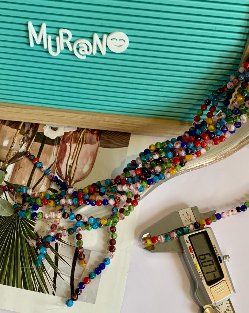 MURANO CORAZON REDONDO 6MM