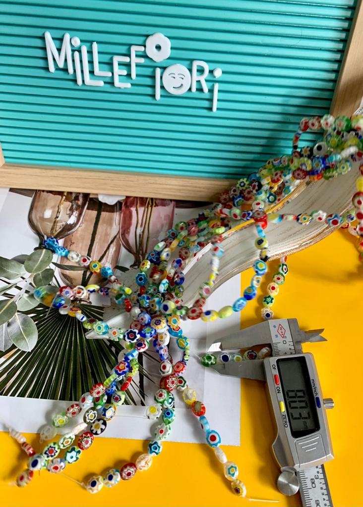 MILLEFIORI OVALADO 8x10MM