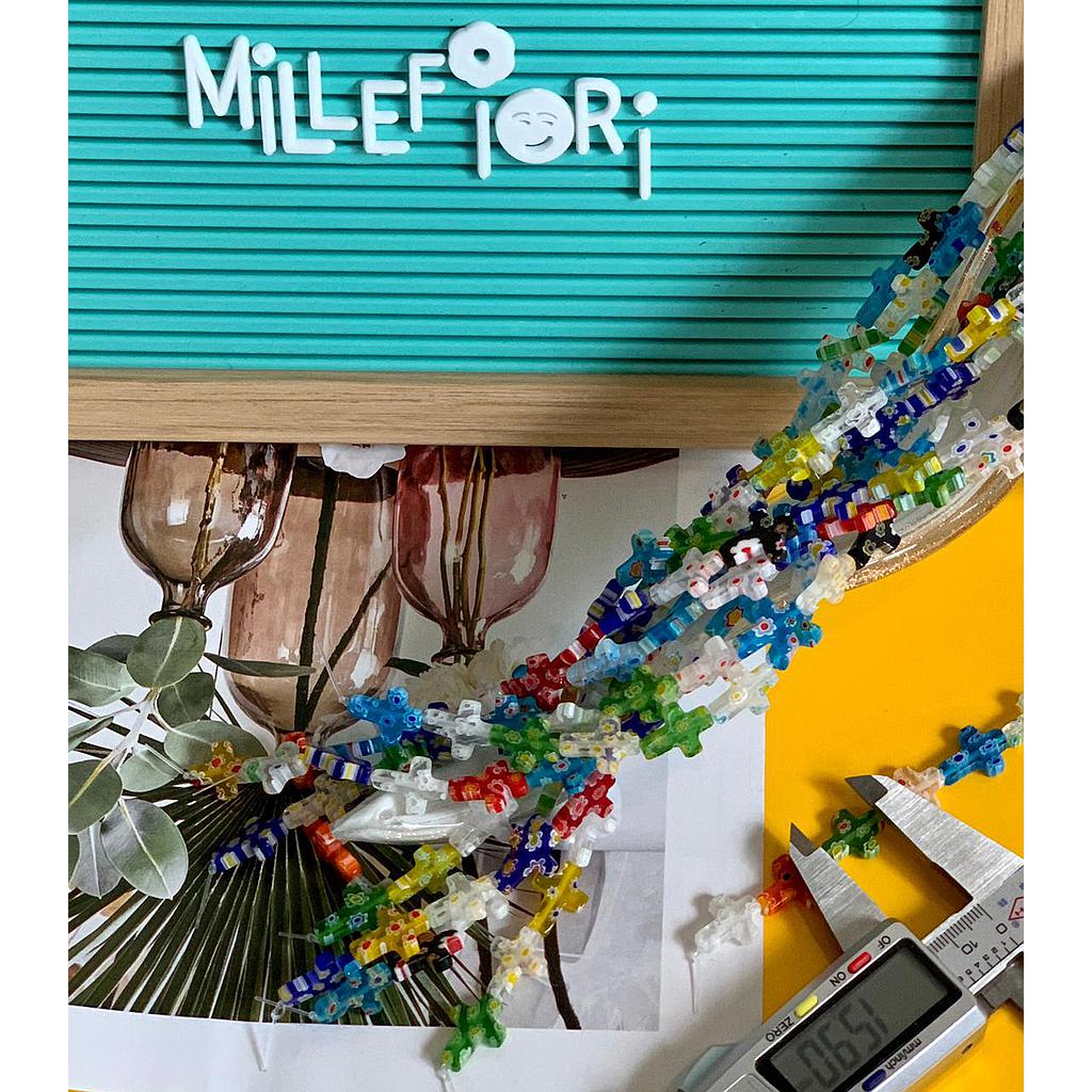 MILLEFIORI CRUZ 17X13MM