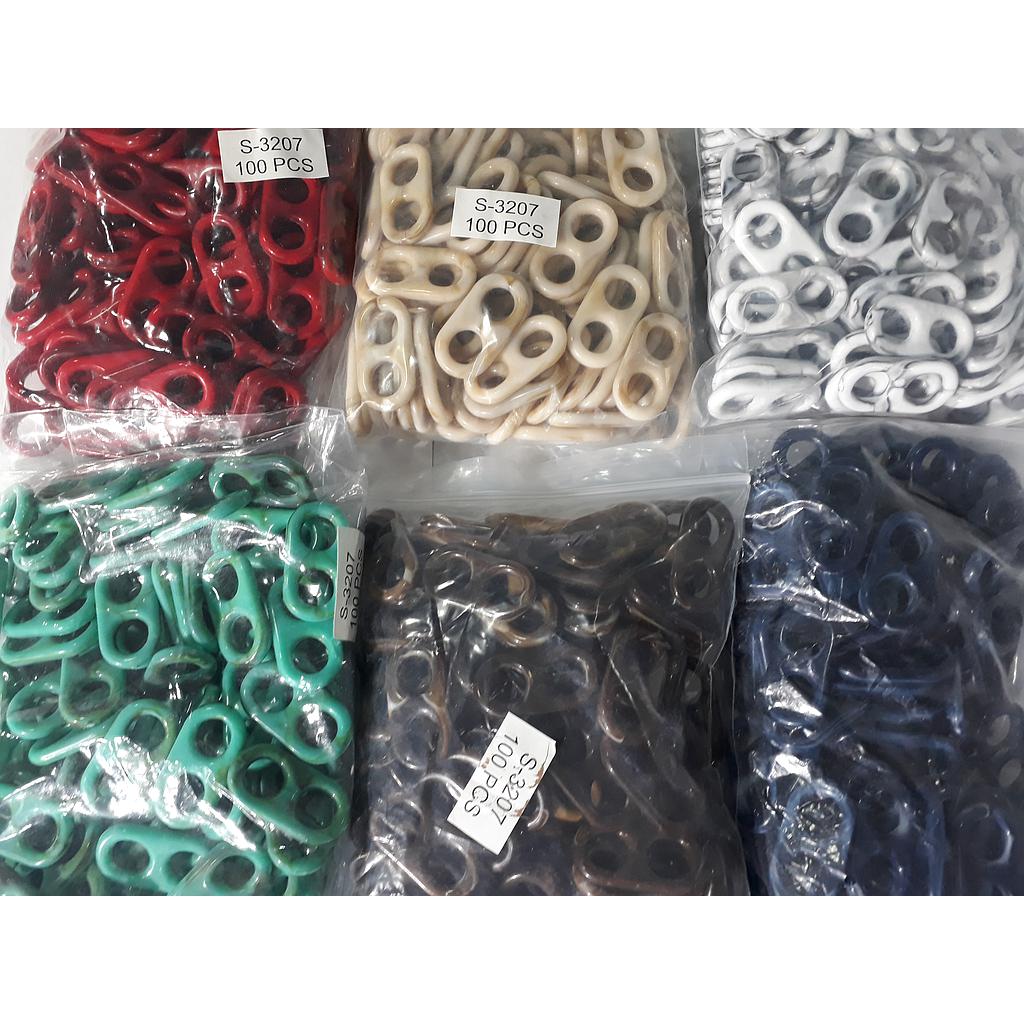 CADENA ACRILICA DE COLORES 100PCS