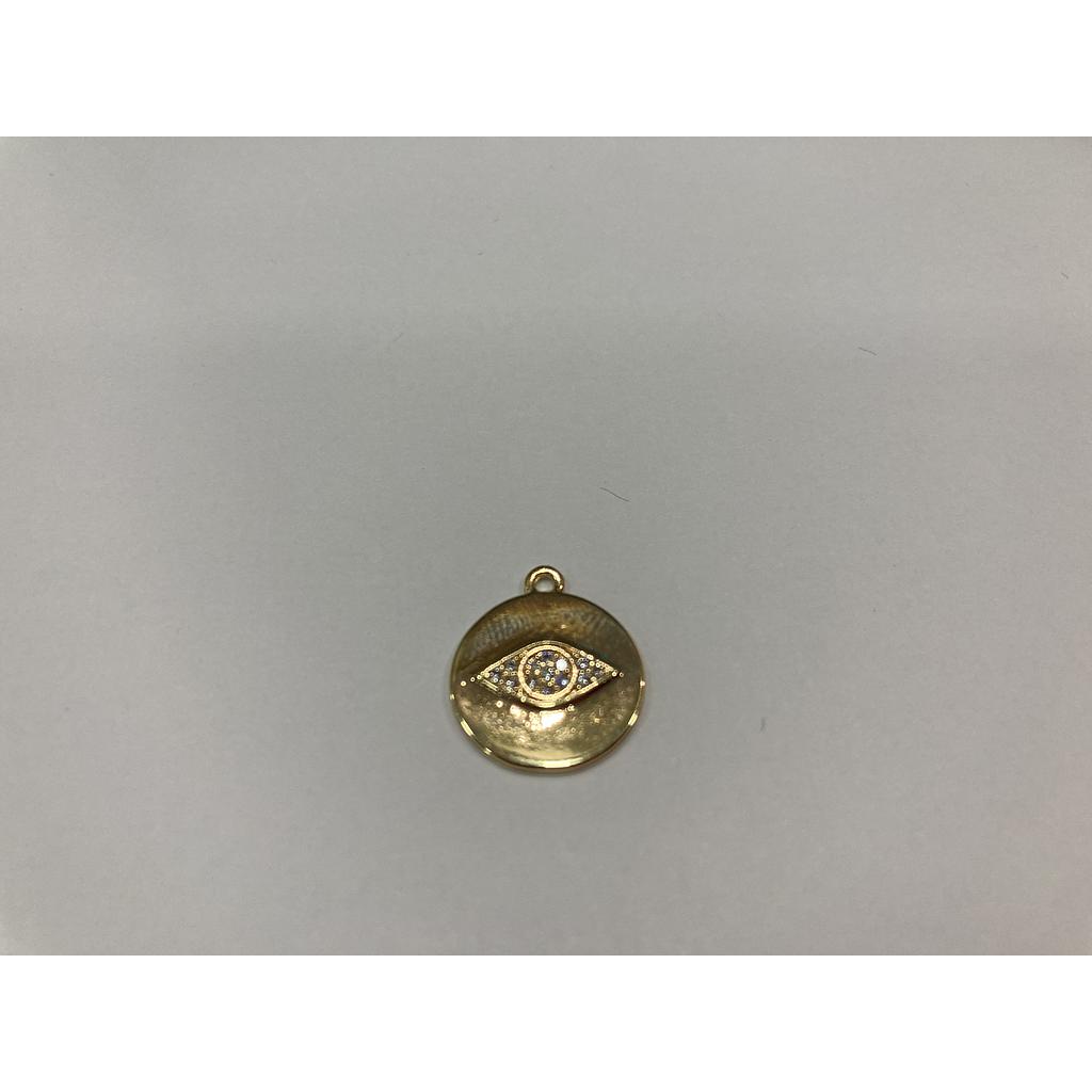 DIJE OJO TURCO ELECTROENCHAPADO