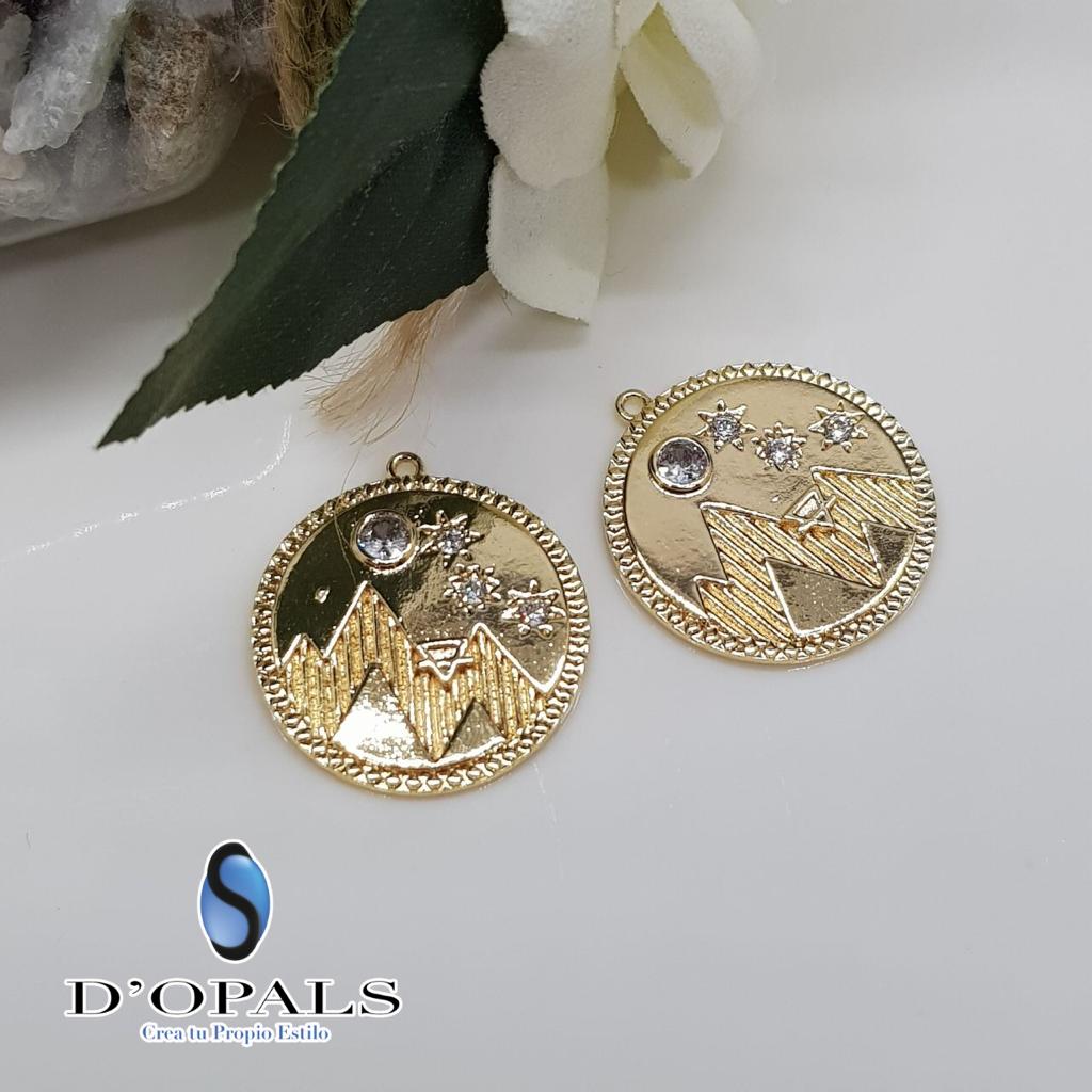 DIJE PAISAJE ELECTROENCHAPADO 23MM