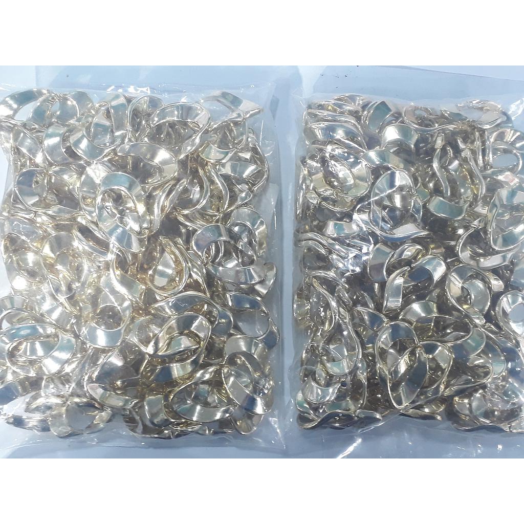 CADENA ACRILICA DORADA 100PCS