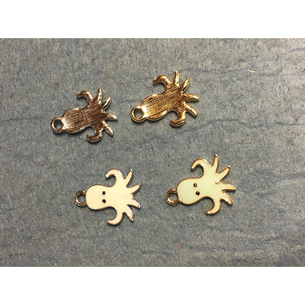 DIJE PULPO DE ENAMEL 4 PIEZAS