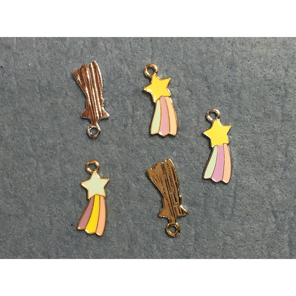 DIJE ESTRELLA FUGAZ 5 PIEZAS