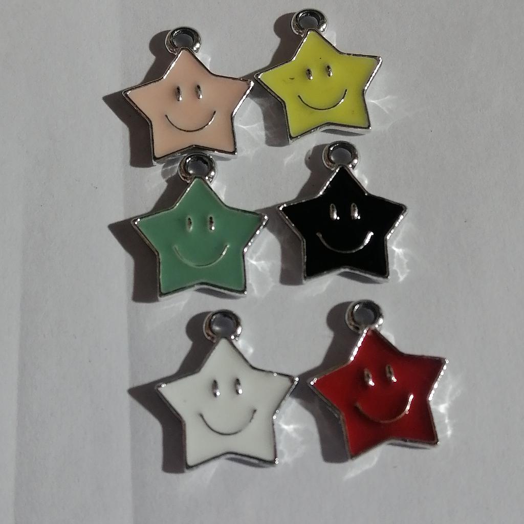 DIJE ESTRELLAS PEWTER 6PCS