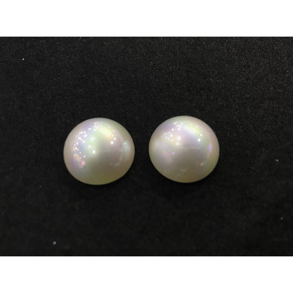 PERLA ACRILICA DE PEGAR TORNASOL 20MM