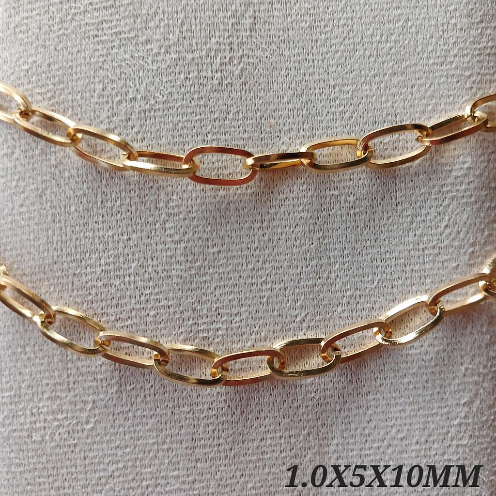 CADENA DE ACERO 1.0X5X10MM