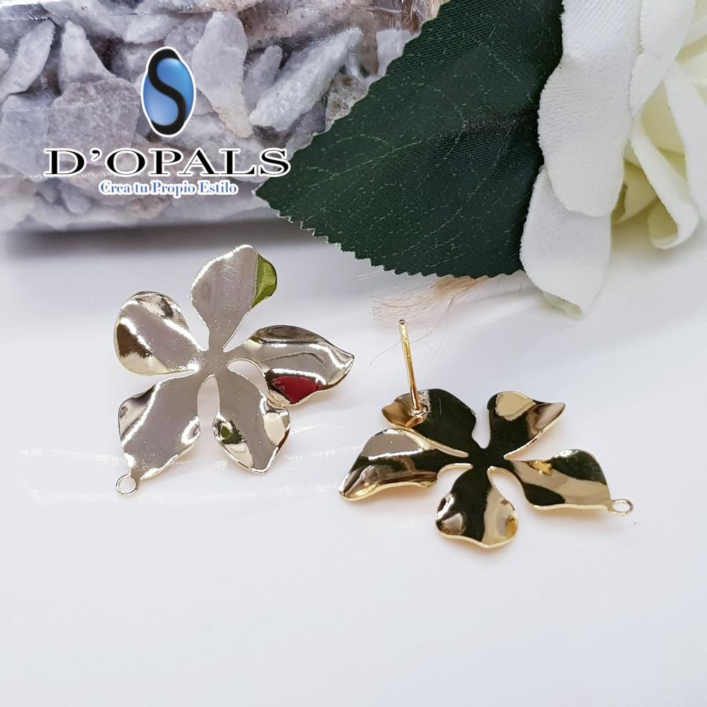 PATENTES ELECTROENCHAPADO FLOR 25MM