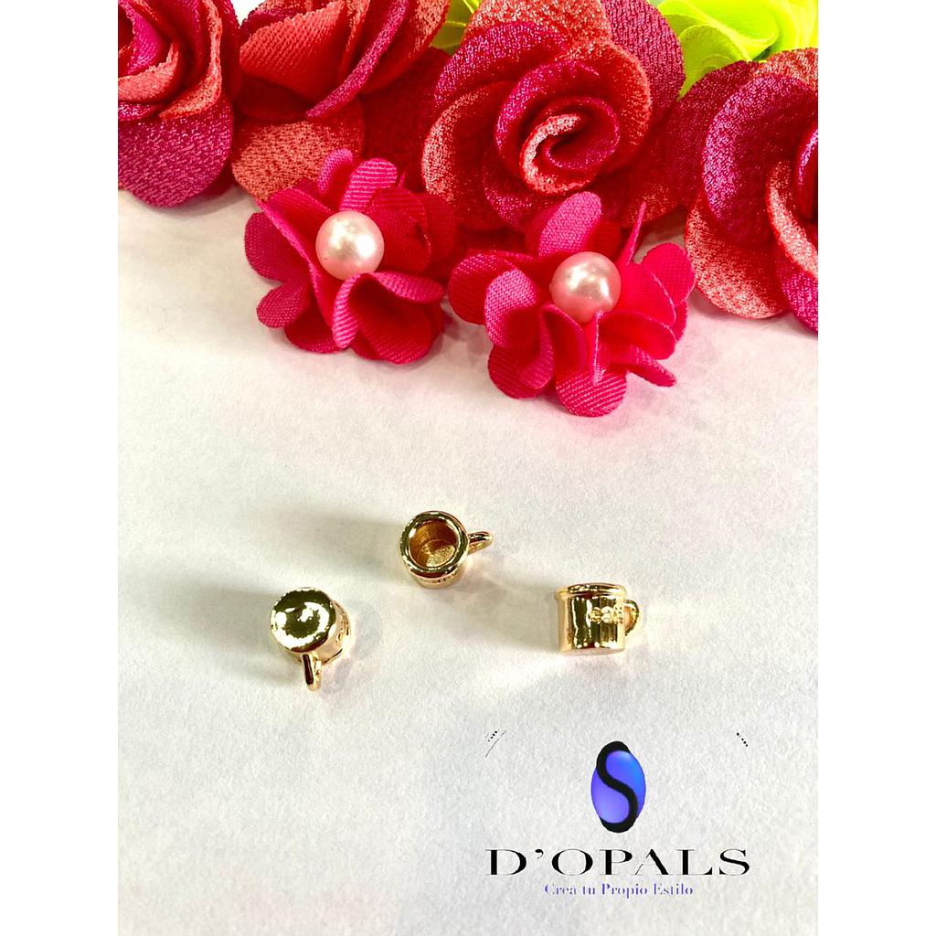 DIJE TAZA ELECTROENCHAPADO 8MM