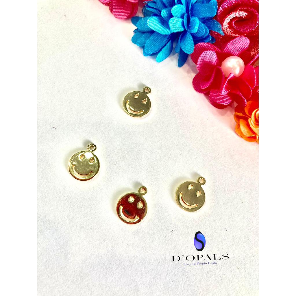 DIJE CARITA ELECTROENCHAPADO 10MM