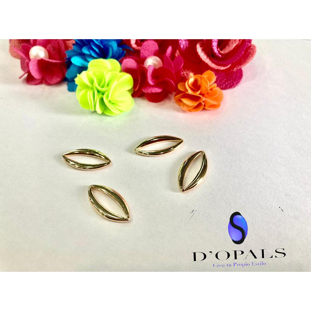 DIJE OVALADO ELECTROENCHAPADO 18MM