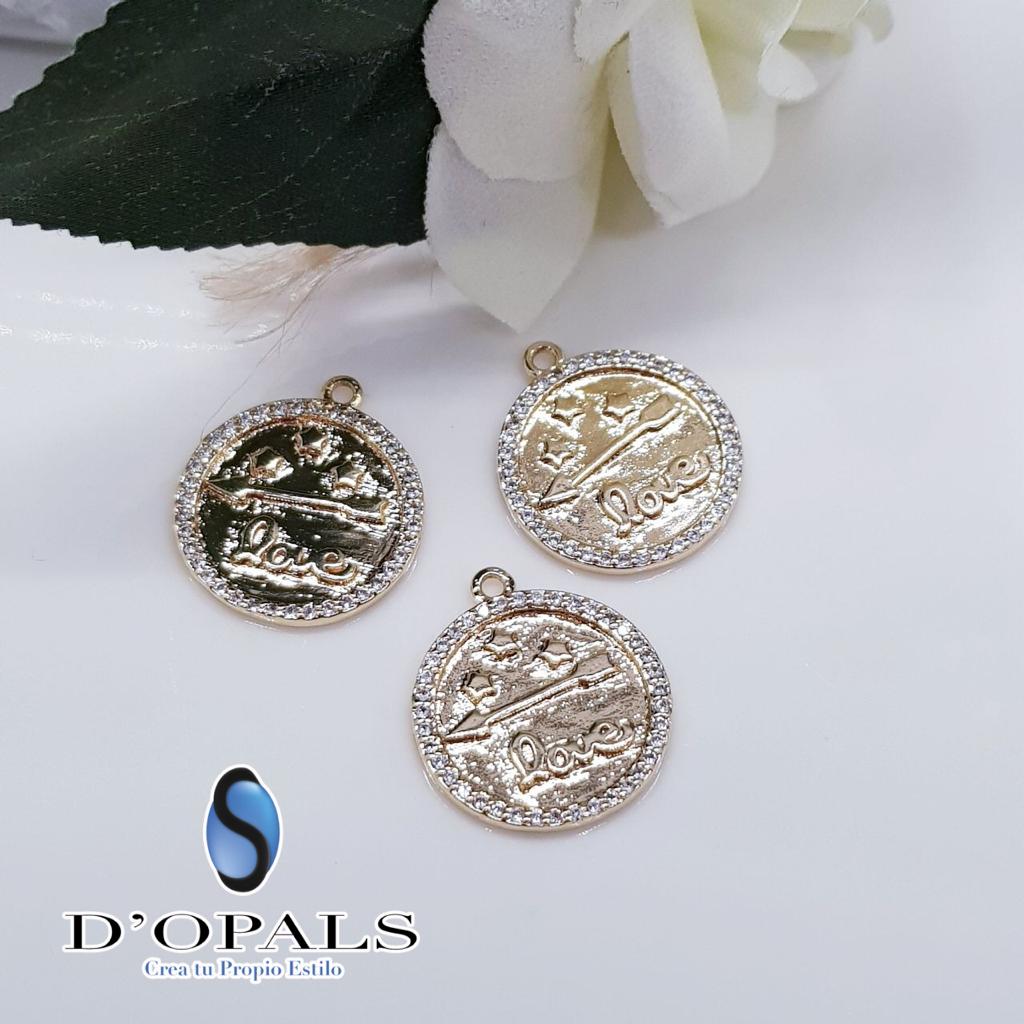 DIJE LOVE ELECTROENCHAPADO 17MM