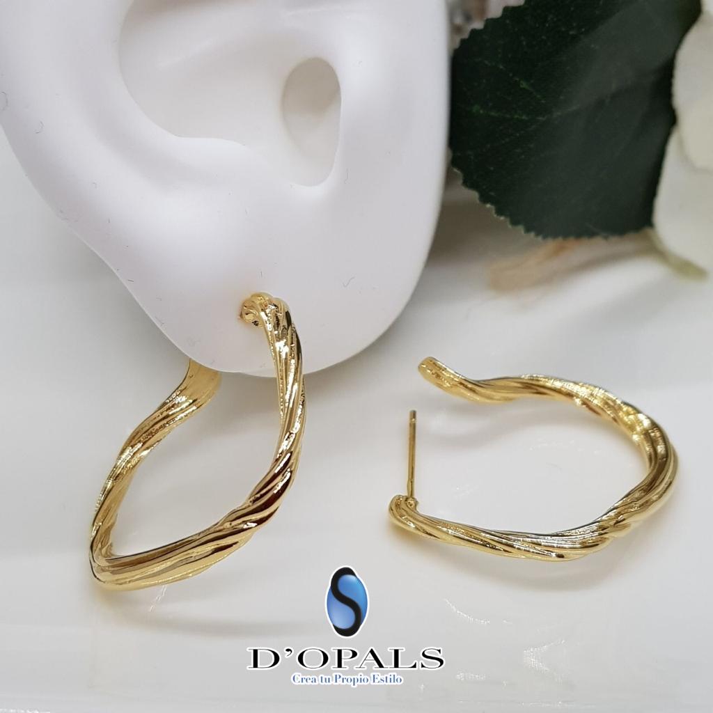 PATENTES ARGOLLAS ELECTROENCHAPADO 28MM